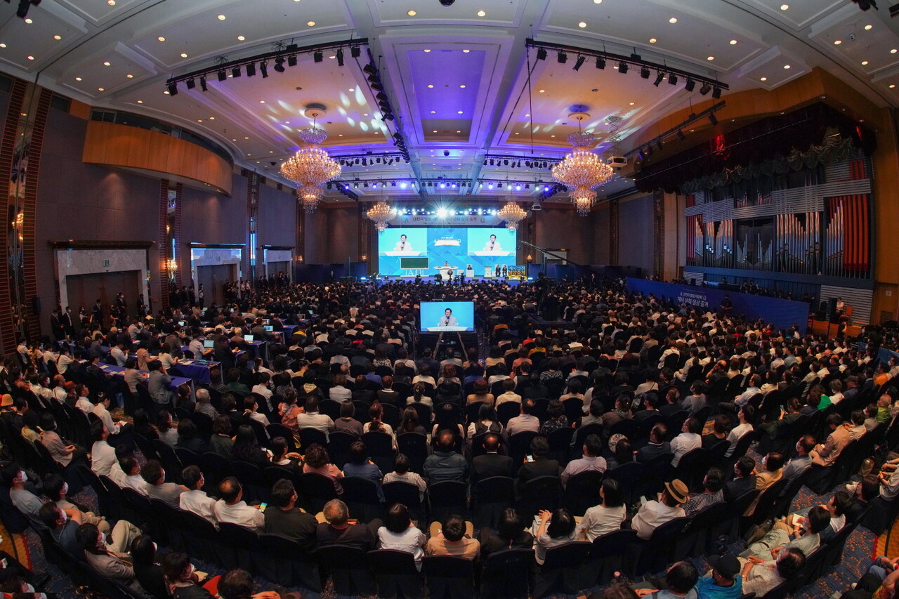 A total of 2,100 pastors participated in the Daegu Word Seminar