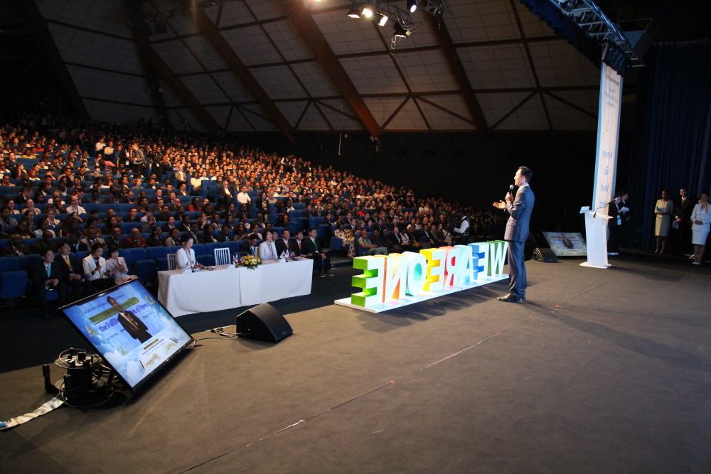 Scene from the Continental Word Seminar held in Paris, France on the 15th (local time)